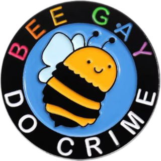 Duhový špendlík - Be gay včela